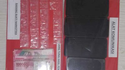 Polres Tanjungperak Ungkap Jaringan Pengedar Sabu, 4 Tersangka Diamankan di Surabaya