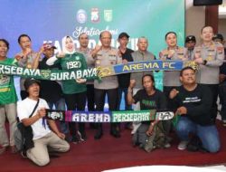 Kapolda Jatim Satukan Aremania – Bonek, Sepakat Tak Ada Rivalitas di Luar Lapangan
