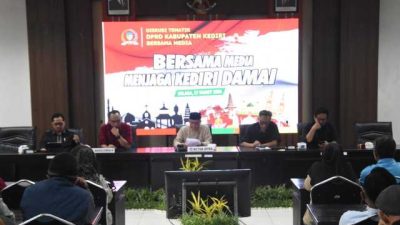 DPRD Kediri Ajak Media Jaga Kondusivitas Daerah