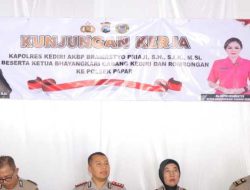 Dari Pelayanan hingga Peran Bhabinkamtibmas, Ini Pesan Kapolres Kediri di Polsek Papar