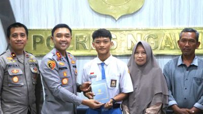 Polres Ngawi Apresiasi dan Dukung Pesilat Muda Berlaga di Kejuaraan Dunia