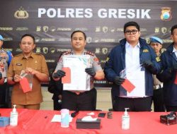 Polres Gresik Amankan Tersangka Penipuan Rekrutmen ASN Modus Jual Beli SK Palsu