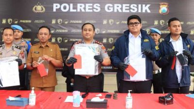 Polres Gresik Amankan Tersangka Penipuan Rekrutmen ASN Modus Jual Beli SK Palsu