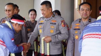 As SDM Kapolri Sambut Kepulangan Kontingen Taekwondo Garbha Presisi Peraih Juara Umum WATA Championship 2026