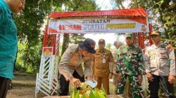 Polres Probolinggo Bangun Jembatan Merah Putih Presisi, Akses Warga Tiris – Andungsari Kembali Terhubung