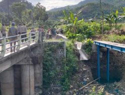 Polres Ponorogo Bangun Jembatan Merah Putih Presisi, Akses Warga Lebih Mudah