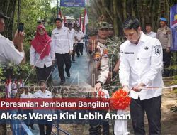 Jembatan Merah Putih Presisi di Bangilan Resmi Dibuka, Warga Sambong Lombok Kini Lebih Nyaman Menyeberang