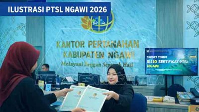 Kantor Pertanahan Ngawi Targetkan 5.110 Sertifikat PTSL Tahun 2026