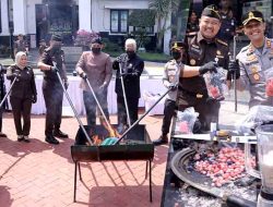 Kapolres Ngawi Hadiri Pemusnahan Barang Bukti Inkracht 2026, Wujud Sinergitas dan Transparansi Penegakan Hukum