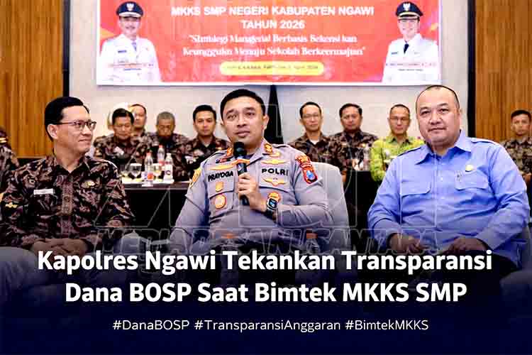 Kapolres Ngawi Tekankan Transparansi