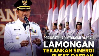 Lamongan Teguhkan Sinergi Pusat Daerah di Hari Otonomi ke 30 MDN