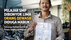 Diduga Mabuk, Lima Orang Dewasa Aniaya Bocah SMP Hingga Babak Belur