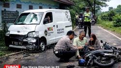 Mobil Program MBG Tabrak Motor di Tuban, Dua Orang Luka