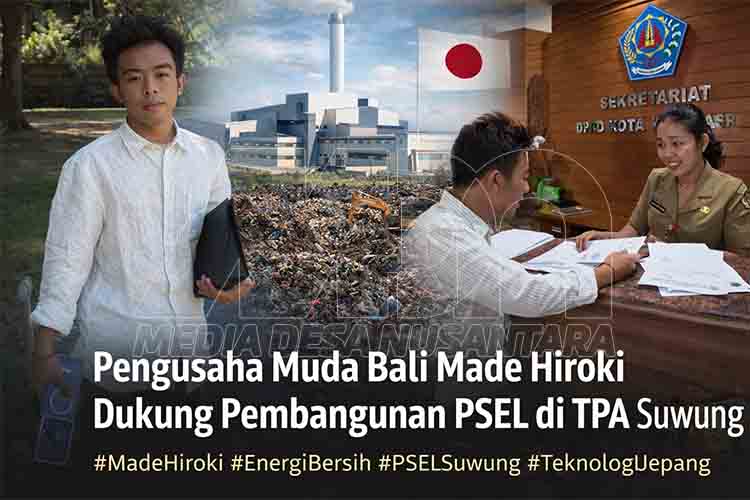 PSEL TPA Suwung Dapat Dukungan Pengusaha Muda Bali Made Hiroki mdn