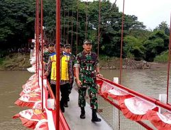Pangdam IV/Diponegoro Resmikan Jembatan Gantung Bantaragung Di Kabupaten Pemalang