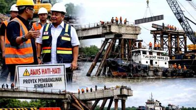 Pemkab Muba Percepat Revitalisasi Jembatan P.6 Lalan, Wabup Kyai Abdur Rohman Husen Pimpin Evaluasi Proyek Strategis