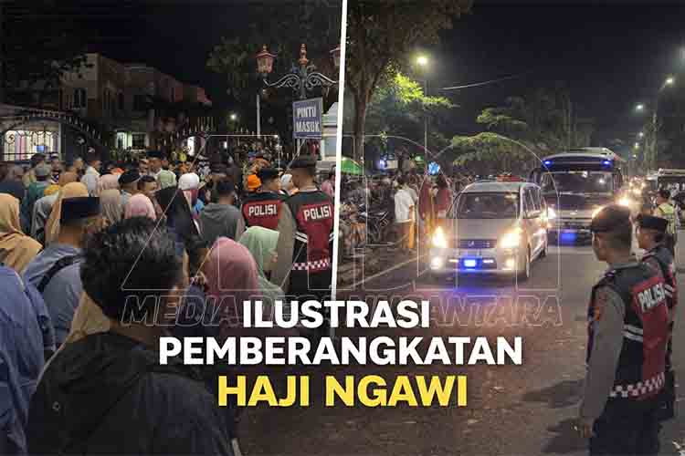 Pengamanan Maksimal! Pemberangkatan Haji Ngawi Berjalan Mulus Tanpa Hambatan