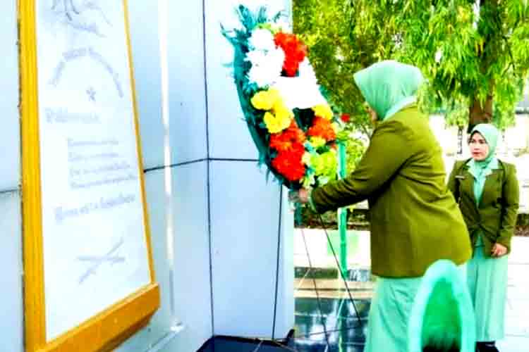 Persit KCK Bojonegoro Gelar Ziarah TMP Sambut HUT ke