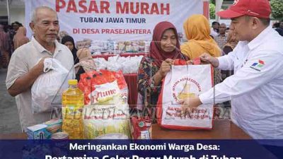 Pertamina Gelar Pasar Murah di Tuban
