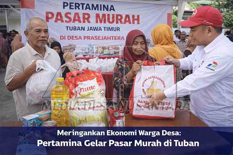 Pertamina Gelar Pasar Murah di Tuban