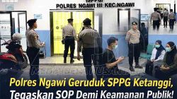 Piket Pawas Polres Ngawi Lakukan Pengecekan di SPPG Ketanggi, Pastikan SOP Dijalankan