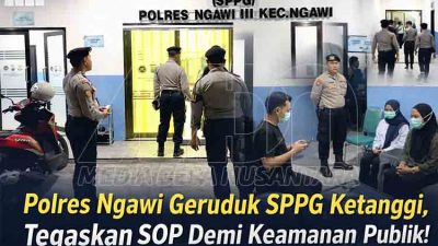 Piket Pawas Polres Ngawi Lakukan Pengecekan di SPPG Ketanggi, Pastikan SOP Dijalankan