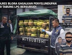 Polres Blora Gagalkan Penyelundupan 200 Tabung LPG Bersubsidi