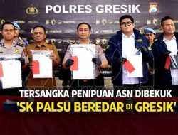 Polres Gresik Bongkar Penipuan SK ASN Palsu, Pelaku Raup Rp1,5 Miliar
