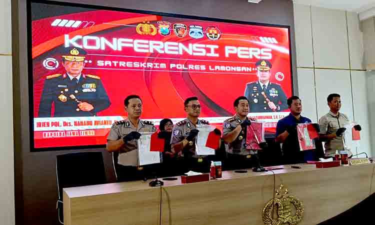 Polres Lamongan Gulung Sindikat Curanmor