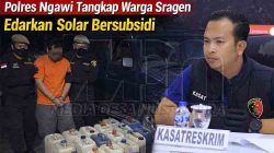 Polres Ngawi Tangkap Warga Sragen, Diduga Edarkan Solar Bersubsidi