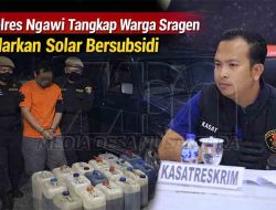 Polres Ngawi Tangkap Warga Sragen, Diduga Edarkan Solar Bersubsidi