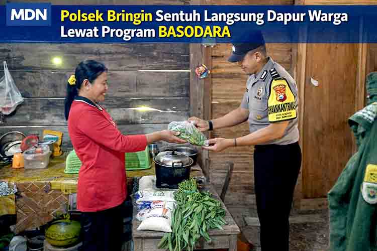 Polsek Bringin Sentuh Langsung Dapur Warga Lewat Program BASODARA