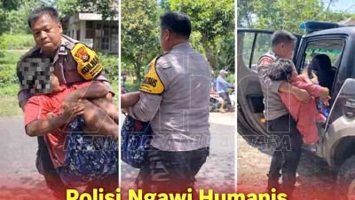 Polsek Kendal Sigap Amankan Warga di Tengah Jalan MDN