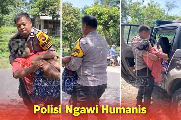 Polsek Kendal Sigap Amankan Warga di Tengah Jalan MDN