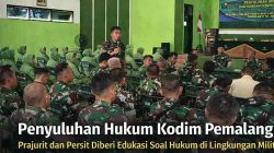 Kodim 0711/Pemalang Gelar Penyuluhan Hukum, Prajurit dan Persit Didorong Tingkatkan Kesadaran Aturan
