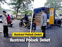 Respons Cepat Polsek Deket Urai Kemacetan Akibat Truk Patah As di Jalur Lamongan–Deket