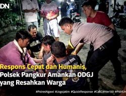 Respons Cepat dan Humanis, Polisi Ngawi Amankan ODGJ yang Resahkan Warga Pangkur