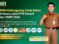 SMAN Kedungpring Catat Rekor, 56 Siswa Lolos PTN Favorit Jalur SNBP 2026