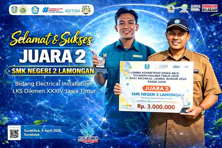 SMKN 2 Lamongan Raih Juara mdn