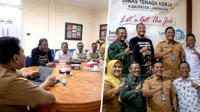 Sarbumusi Lamongan dan Disnaker Perkuat Sinergi Jelang May Day 2026 MDN