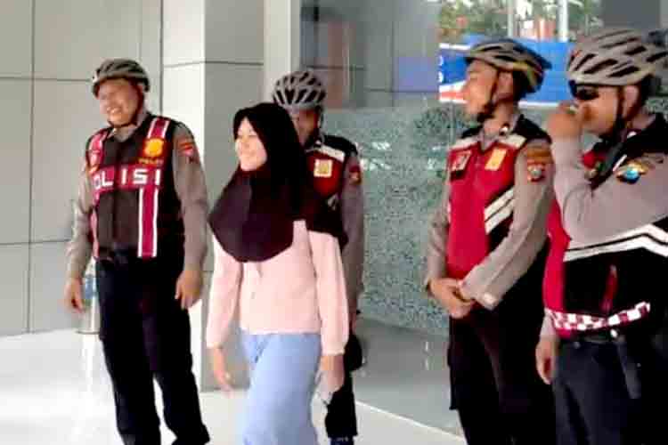 Sat Samapta Polres Lamongan Inovasikan Patroli Bersepeda