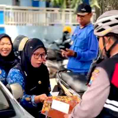 Sat Samapta Polres Lamongan Inovasikan Patroli Bersepeda