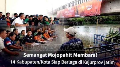 Semangat Mojopahit Membara! 14 Kabupaten/Kota Siap Adu Cepat di Kejurprov Dayung Piala Gubernur Jatim 2026