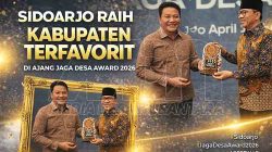 Sidoarjo Dinobatkan Kabupaten Terfavorit di Jaga Desa Award