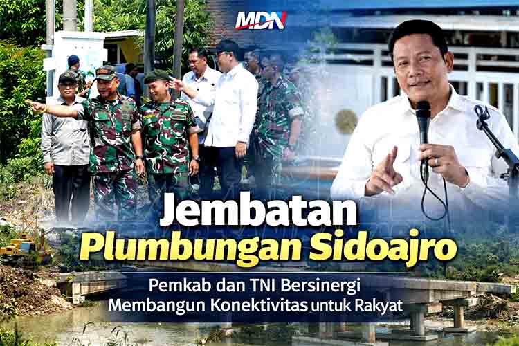 Sinergi Bangun Sidoarjo, Pemkab dan TNI Siap Wujudkan Jembatan Plumbungan