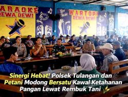 Sinergi Polsek Tulangan dan Petani: Bhabinkamtibmas Modong Dorong Ketahanan Pangan Lewat Rembuk Tani