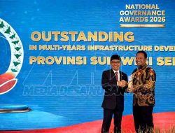 Sulsel Raih Penghargaan Nasional, Bukti Nyata Komitmen Pembangunan Infrastruktur