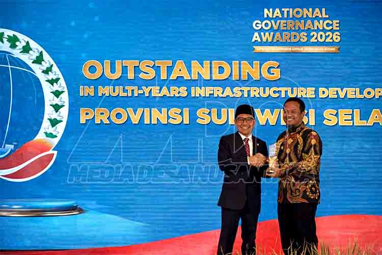 Sulsel Borong Penghargaan Infrastruktur Nasional MDN
