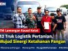 TNI Lamongan Kawal Ketat 42 Truk Logistik Pertanian, Wujud Sinergi Ketahanan Pangan