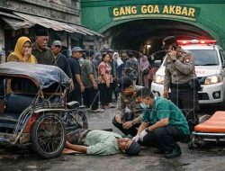 Tukang Becak Meninggal Mendadak di Kawasan Wisata Religi Tuban